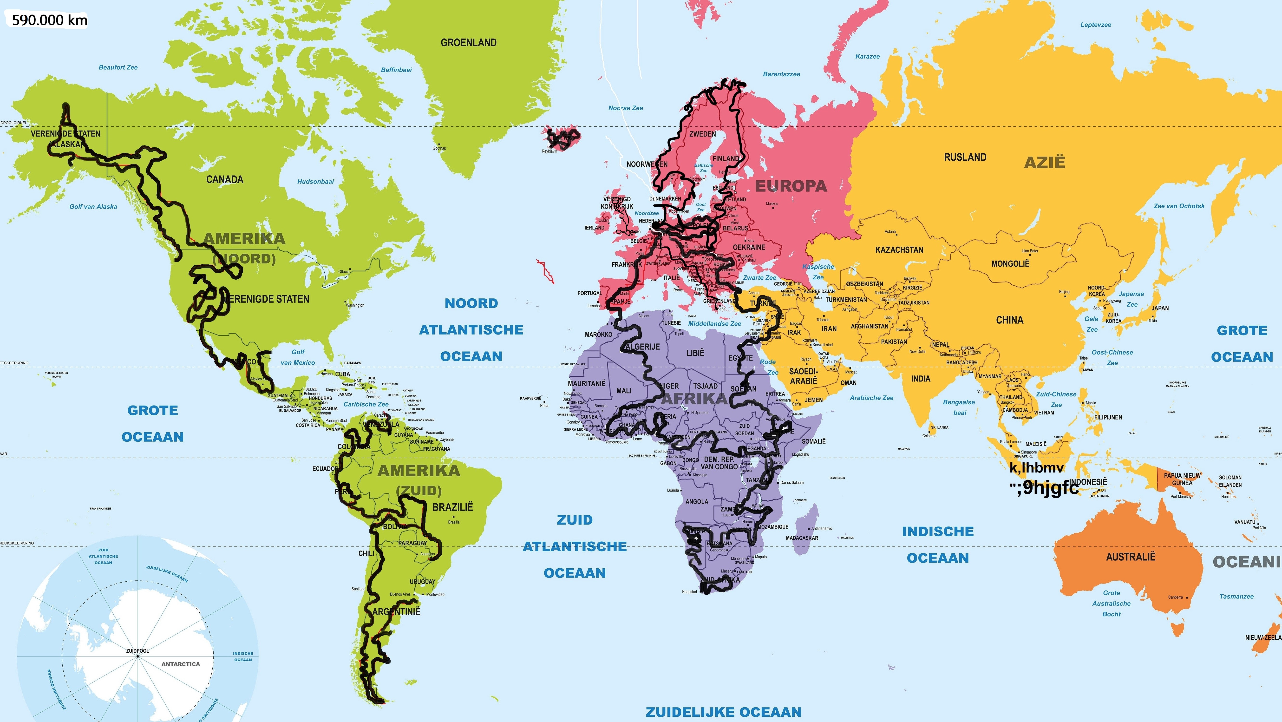 foto's 590.000 kilometer
